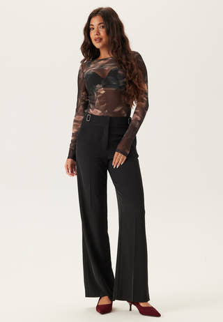 Onlkaya Life Ls Ruching Mesh T