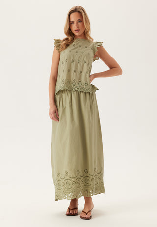 Onllou Life Emb Long Skirt