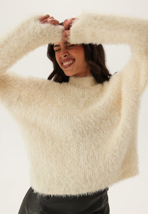 Onllulu Ls Rib Highneck Cc Knt