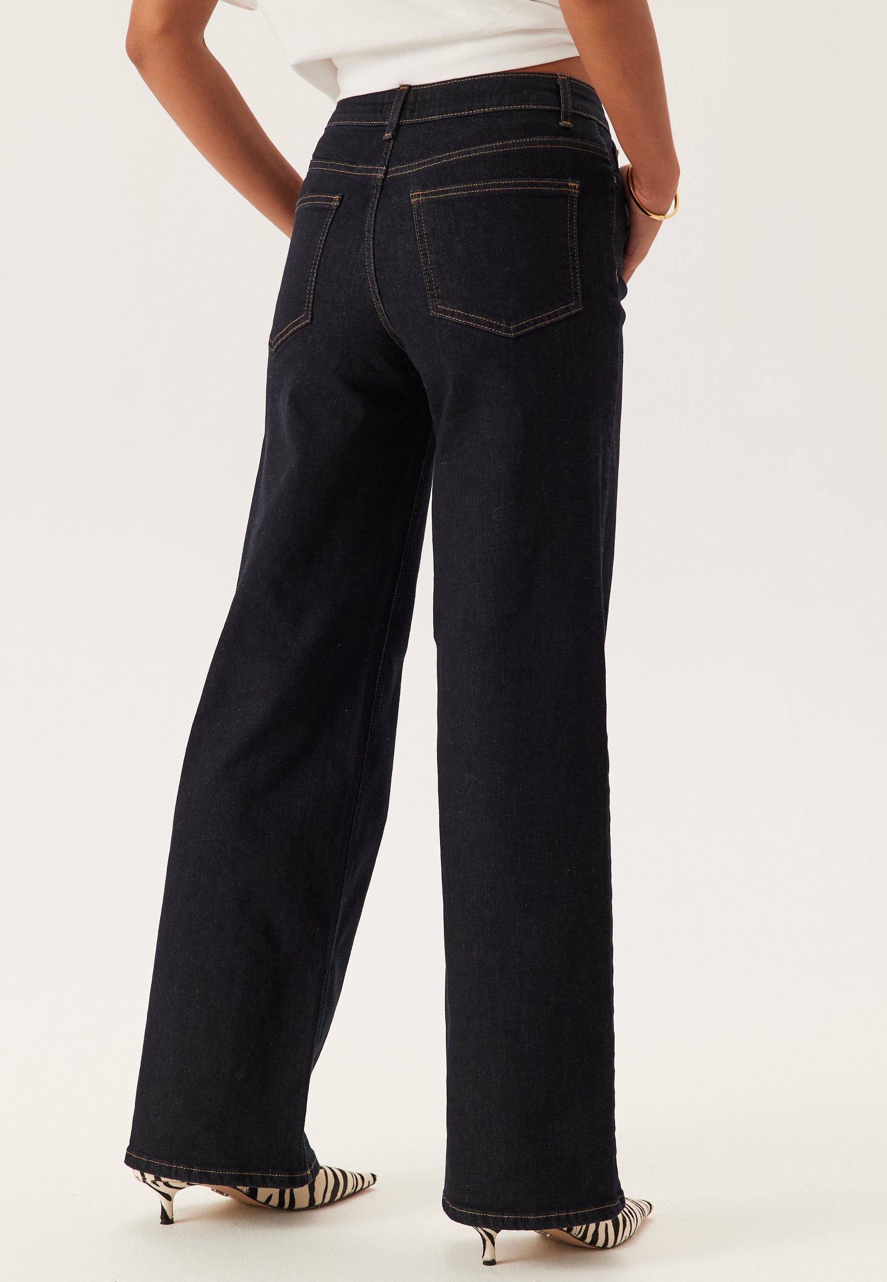 Only Onlmadison-Royal Hw Wide DNM, zwart denim, XS / 32L Only Onlmadison-Royal Hw Wide DNM, zwart denim, XS / 32L
