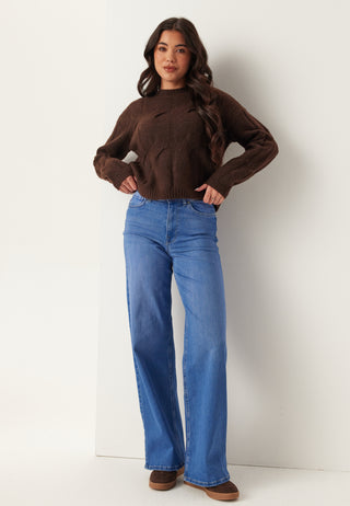 Onlmadison Blush Hw Wide Dnm