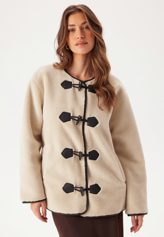 Onlmali Faux Fur Duffle Coat