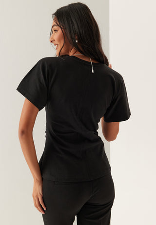 Onlmarie Life S/S RUCHING TOP