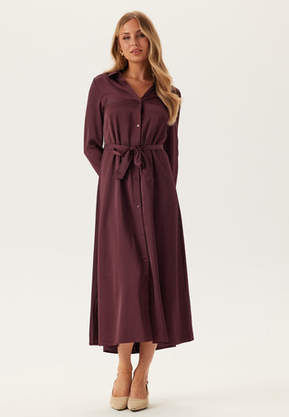 Onlmika Vis Satin L/S LONG DRE