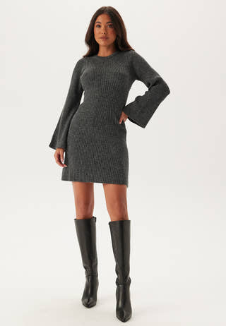 Onlmonica Ls O-neck Dress Knt