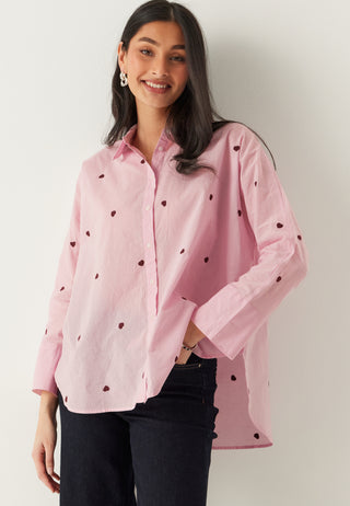 Onlnew Lina Grace Ls Emb Shirt