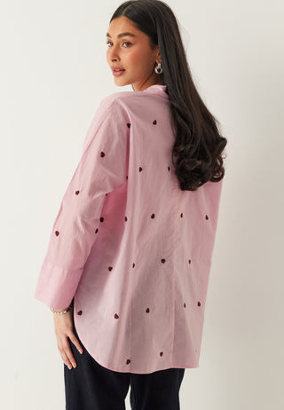 Onlnew Lina Grace Ls Emb Shirt