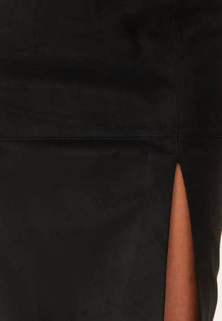 Onloline Life Faux Suede Skirt