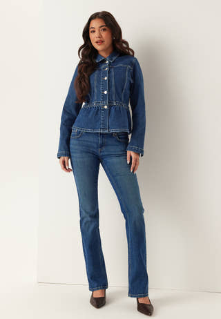 Onlremi L/S PEPLUM JACKET DNM