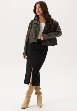 Onlsiri Front Slit Skirt Dnm