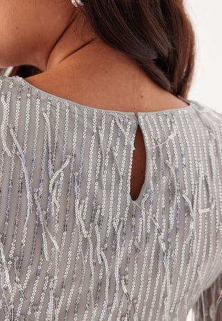 Onlspacy Ls Cropped Sequins To