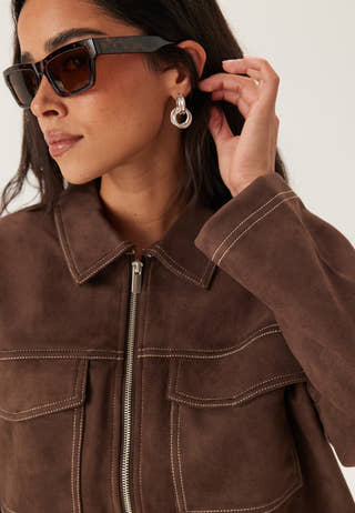 Onlstina Life Faux Suede Jacke