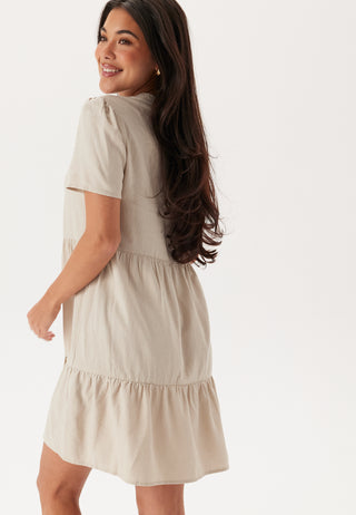 Onltiri-Caro V-Nec Lin Dress