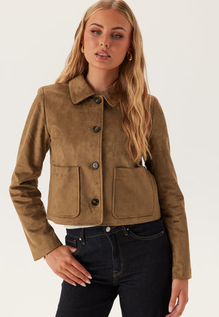 Onltulip Life Faux Suede Jacke