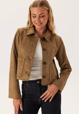 Onltulip Life Faux Suede Jacke