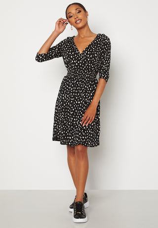 Pella 3/4 Wrap Short Dress