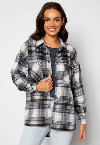 Pia L/S Plaided Shirt