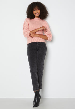 Sussie Wool 3/4 Highneck Pullover