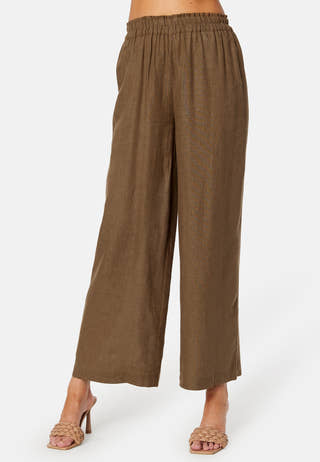 Onltokyo  Linen Blend Pant