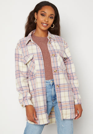 Valentina L/S Check Shacket