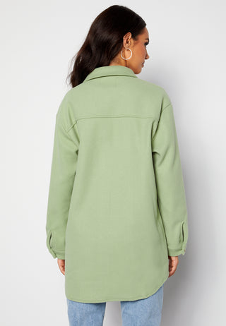 Valentina L/S Check Shacket