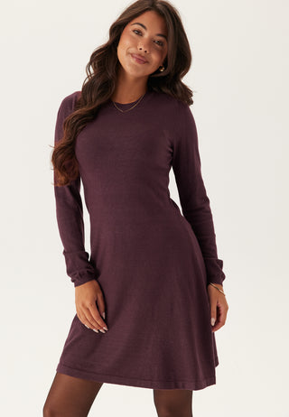 Vicomfy A-line O-neck Knit Dre