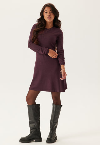 Vicomfy A-line O-neck Knit Dre