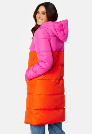 Bee Blocked Long Puffer