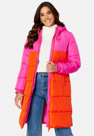 Bee Blocked Long Puffer