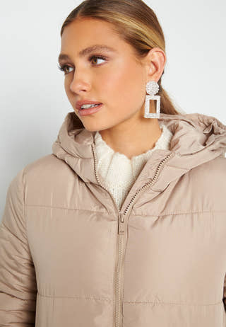 Pcbee New Long Puffer Jacket