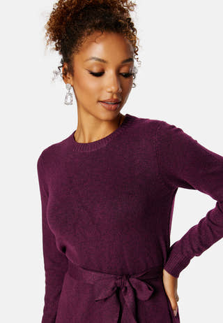 Cava LS O-Neck Knit Dress
