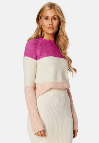 Ellen LS Colour Block Knit
