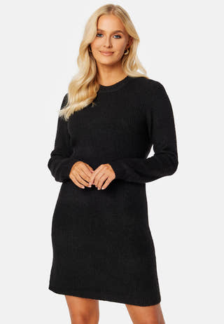 Ellen LS O-Neck Knit Dress