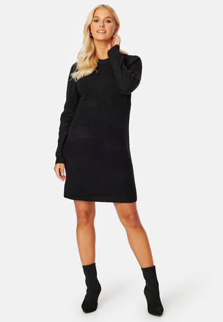 Ellen LS O-Neck Knit Dress