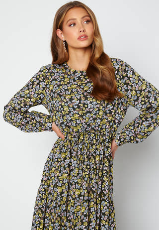 Ellia LS Midi Dress