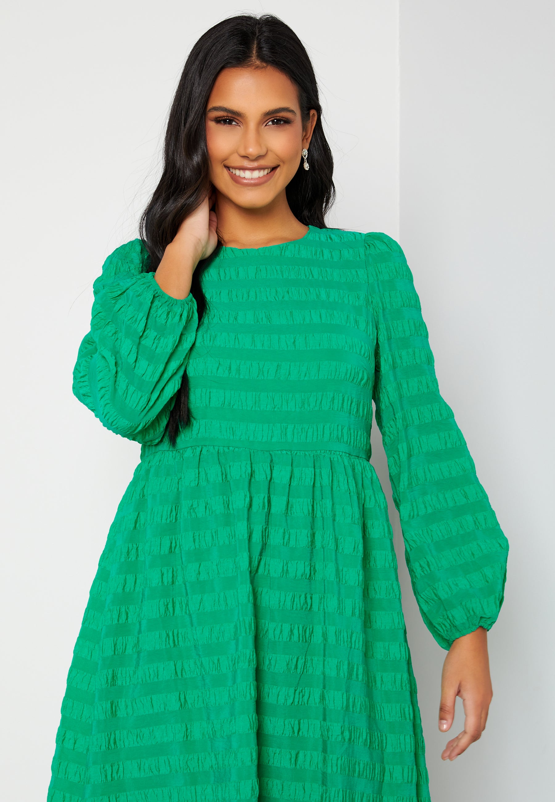 for love & lemons felicia midi dress Pieces – Felicia LS Midi Dress – Dresses – Green