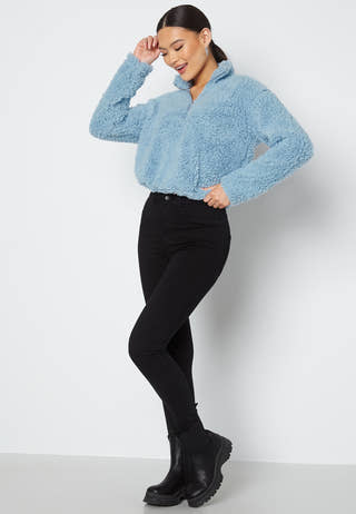 Ferna LS Cropped Teddy Sweat