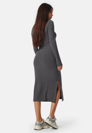 Kylie O-Neck Midi Dress