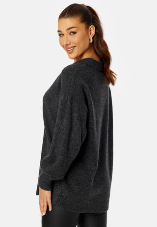 Noola LS Oversized Polo Knit