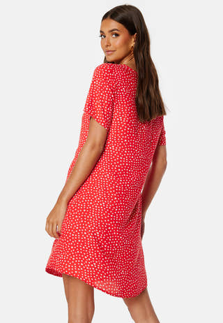 Nya SS V-Neck Short Dress