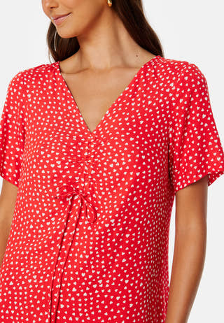 Nya SS V-Neck Short Dress