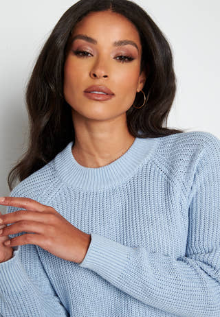 Olivia LS O-Neck Knit Dress