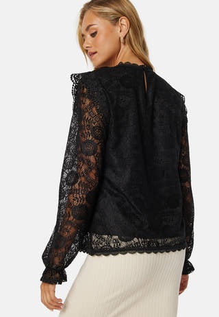 Olline LS Lace Top