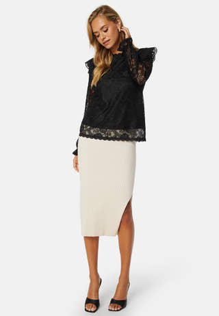 Olline LS Lace Top