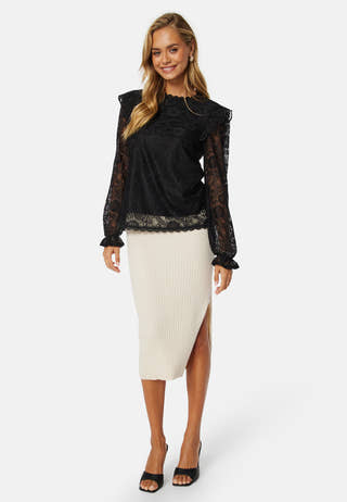 Olline LS Lace Top