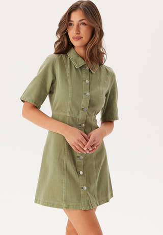 Onlsilla 2/4 SHORT BUTTON DRES