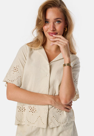 Pcalmina Embroidery Shirt