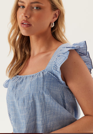 Pcapia Sl Square Neck Top