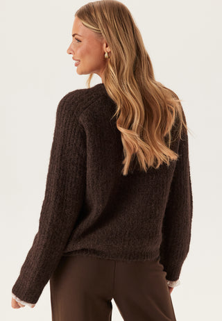 Pccleo Ls O-neck Chunky Knit