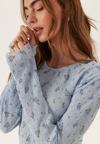 Pcflora Ls Midi Dress